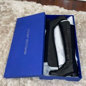 Stuart Weitzman 5050 Over-the-knee Boots in Black Nappa